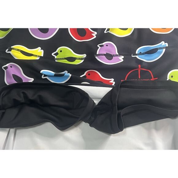 Birdie Hunting Multicolor Birds Print Athletic Skort Golf Tennis Skirt RETRO M - Picture 5 of 8
